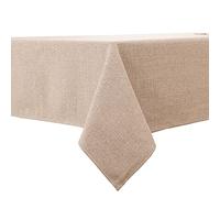BALCONY & FALCON Nappe Rectangulaire en Tissu Aspect Lin Imperméable pour la Cuisine Le Café et Le Jardin