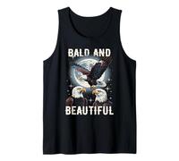 Bald And Beautiful American Bald Eagle Vintage Eagle Bird Débardeur