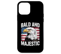 Bald And Majestic American Bald Eagle 4th Of July US Flag Coque pour iPhone 12 mini