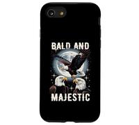 Bald And Majestic American Bald Eagle Vintage Eagle Bird Fun Coque pour iPhone SE (2020) / 7 / 8
