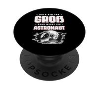 Bald Bin Ich Groß Dann Werde Ich Astronaut T-Shirt Enfant PopSockets PopGrip Adhésif