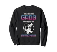 Bald Bin Ich Groß Dann Werde Ich Astronaut T-Shirt Enfant Sweatshirt