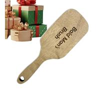 Bald Comb - Wooden Toothless Hairless Prank Stuff With Ergonomic Polished Grip, 2026-Upgraded Solid Hardwood Construction, Precision-Balanced Weighted Body, Health & Beauty, Brown For Father