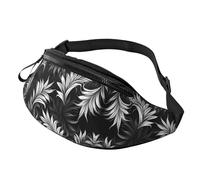 Bald Eagle Flying Outdoor Sports Sac banane et sac de poitrine décontracté, unisexe réglable pour randonnée, course à pied, cyclisme, noir/blanc, Taille unique