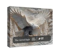Bald Eagle Jigsaw Puzzle (1000 Pieces) | Paper, 50 x 70 cm Assemblé | Challenging Wildlife Art For Family Activity | Majestic Eagle Decor For Home