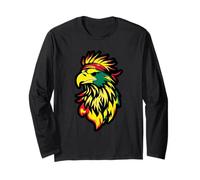 Bald Eagle Juneteenth Black History African American Flag Manche Longue