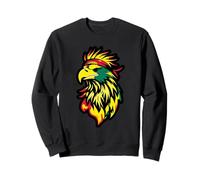Bald Eagle Juneteenth Black History African American Flag Sweatshirt