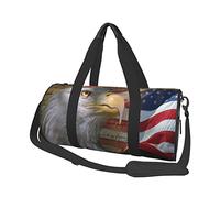 Bald Eagle Travel Duffel Bag Large Sports Gym Bag Multifunction Overnight Bag for Men Women