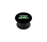 Bald Guy Not Bald Just Aerodynamic Calvitie Rasé Head PopSockets PopGrip Adhésif