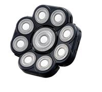 Bald Head Shaver Replacement Heads, 7D Rotary Blades Bald for Men's Universal Electric Shaver Replacement Heads(9 Blades Head Black)