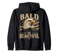 Bald is Beautiful 4 Juillet américain Sweat à Capuche