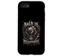 Bald is Beautiful 4th of July Independence Day Eagle Coque pour iPhone SE (2020) / 7/8