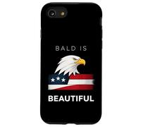 Bald is Beautiful 4th of July Independence Day Eagle Coque pour iPhone SE (2020) / 7/8