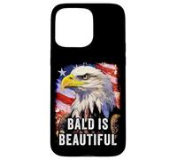 Bald is Beautiful - Epic American Flag USA with Eagle Coque pour iPhone 15 Pro Max