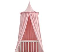 Baldachin Décoratif Pour Chambre D'enfant,Coton,Avec Rideau De Lit À Volants,Auvent Pour Chambre D'enfant - Type Pink