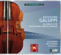 Baldassare Galupp Baldassarre Galuppi: Sei Sonate a Tre a Due Violini E B.c (CD)