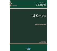 Partitions classique CARISCH GALUPPI BALDASSARRE - 12 SONATE (CRUDELI) - PIANO Piano