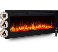 BALDERIA Fiamma 60 (noir) | Foyer électrique encastrable