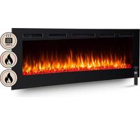 BALDERIA Fiamma 68 (noir) | Foyer électrique encastrable