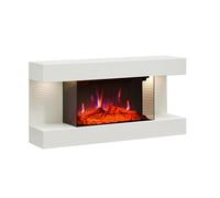 BALDERIA Ida cheminée Murale électrique Blanche | 1800 W