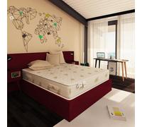 Baldiflex Emporio Matelas à mémoire de forme Easy Super Top simple avec revêtement en Aloe Vera, dimensions 90 x 190 x 23 cm + coussin offert