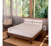 Baldiflex Emporio Matelas français en mousse à mémoire de forme, 140 x 180 cm, hauteur 20 cm, avec revêtement hypoallergénique et anti-acariens, matelas Amazonia Plus