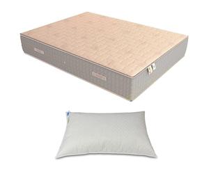 Baldiflex Emporio Matelas simple ressorts et mémoire de luxe 80 x 190 cm, 800 ressorts et mémoire de 3 cm, hauteur 25 cm