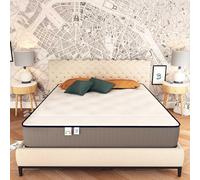 Baldiflex Matelas à mémoire de forme, simple 85 x 190 cm, paris, hauteur 26 cm, paris, orthopédique et ergonomique, 100 % fabriqué en Italie