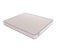 Baldiflex Matelas double avec revêtement hypoallergénique, dimensions 140 x 200 cm, H 20 cm Basic, orthopédique moyen rigide 100 % fabriqué en Italie