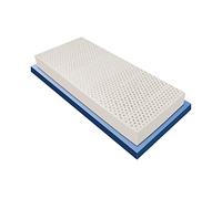 Baldiflex Matelas en Latex avec 7 Zones à Portance différenciée, Housse 3D Air en Aloe Vera, déhoussable, Epaisseur 14 cm Oreiller à mémoire de Forme Inc. 90 x 200 cm