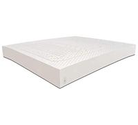Baldiflex Matelas en latex naturel, revêtement déhoussable, anti acarien, respirant, coussinà mémoire de forme inclus, hauteur 20 cm 160 x 200 cm Silver Safe