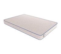 Baldiflex Matelas simple avec revêtement hypoallergénique, dimensions 80 x 190 cm, H 20 cm, orthopédique moyen rigide 100 % fabriqué en Italie