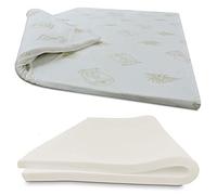Baldiflex, Surmatelas 120x190 cm, Épaisseur 3 cm, Mousse Mémoire de Forme Fresh, Revêtement en Aloe Dehoussable Transpirante, Ergonomique, Anti-acarien
