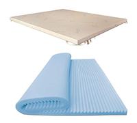 Baldiflex - Surmatelas correcteur en mousse à mémoire de forme Fresh Wave, déhoussable, frais, respirant, ergonomique, anti-acariens, hauteur 3 cm 130x200 Maxicool