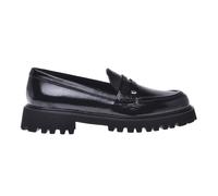 Baldinini - Black Naplak leather loafers - Femme - Chaussures - Noir - Taille: 39 EU