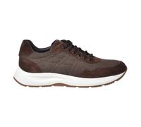 Baldinini - Brown suede leather and fabric trainers - Homme - Chaussures - Brun - Taille: 43 EU