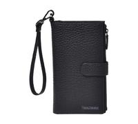 Baldinini, Homme, Accessoires, Noir, Taille: ONE Size Portefeuille zippé en cuir foulonné