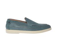 Baldinini, Homme, Chaussures, Bleu, Taille: 45 EU Suede Perforated Moccasin