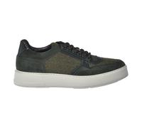 Baldinini, Homme, Chaussures, Vert, Taille: 42 EU Green suede leather and wool trainers