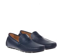 Baldinini Homme Loafer Perf.Calf Dark Blue Mocassins, Bleu, 42 EU