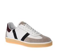 Baldinini Homme Sneaker Perf Suede & Calf. Beige and White Baskets, Multicolore, 41 EU