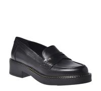 Baldinini Loafer Calf W/Studs Black, Chaussures de Bateau Femmes, Noir, 36