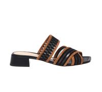Baldinini - Mule en maille et daim - Femme - Chaussures - Noir - Taille: 41 EU