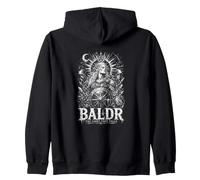 Baldir, la lumière Qui Tombe, Roi des Runes Nordiques Sweat à Capuche