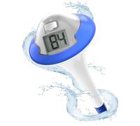 BALDR Thermometre Piscine Rechargeable, 180 Jours Avec une Seule Charge, Sans Remplacement de Piles, Étanche IPX7 et Affichage Numérique Facile à Lire. Convient Pour Piscines, Bains à Remous