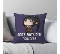 Baldur's Gate 3 Chibi Shadowheart Taie d'oreiller Polyester Lin Velours Motif Fermeture Éclair Décorative Throw Taie d'oreiller Lit Housse de coussin
