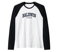 Baldwin Florida Vintage Athletic Sports Design Manche Raglan