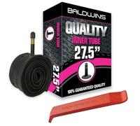 Baldwins Chambre à air pour Vélo 27.5, Accessoire de Vélo, 69,8 cm x 4,4 à 5,1 cm (compatible avec toutes les valves Schrader/voiture 1,75, 1,85, 1,90, 1,95, 2,0, 2,10, 2,125)