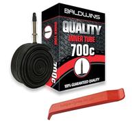 Baldwins Chambre à air pour vélo 700 x 28 à 47 C (compatible avec toutes les valves Presta/française 28 C, 30 C, 32 C, 35 C, 38 C, 40 C, 42 C, 45 C, 47 C)