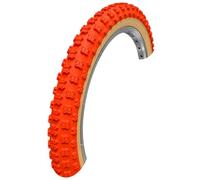 Baldy's Pneu de vélo BMX/VTT pour enfant Rouge avec mur brun clair 20 x 2,125